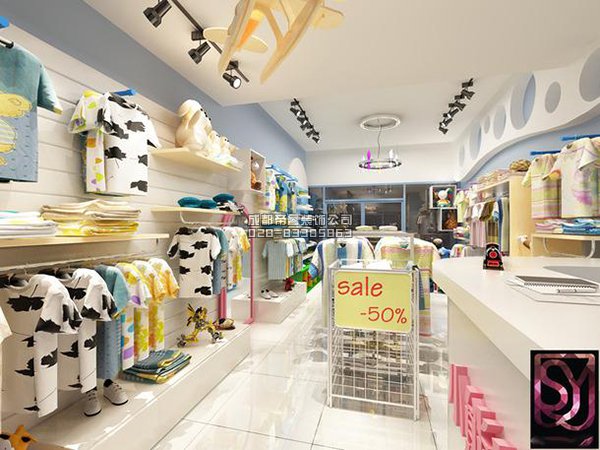 成都40平童裝店鋪如何裝修設計？
